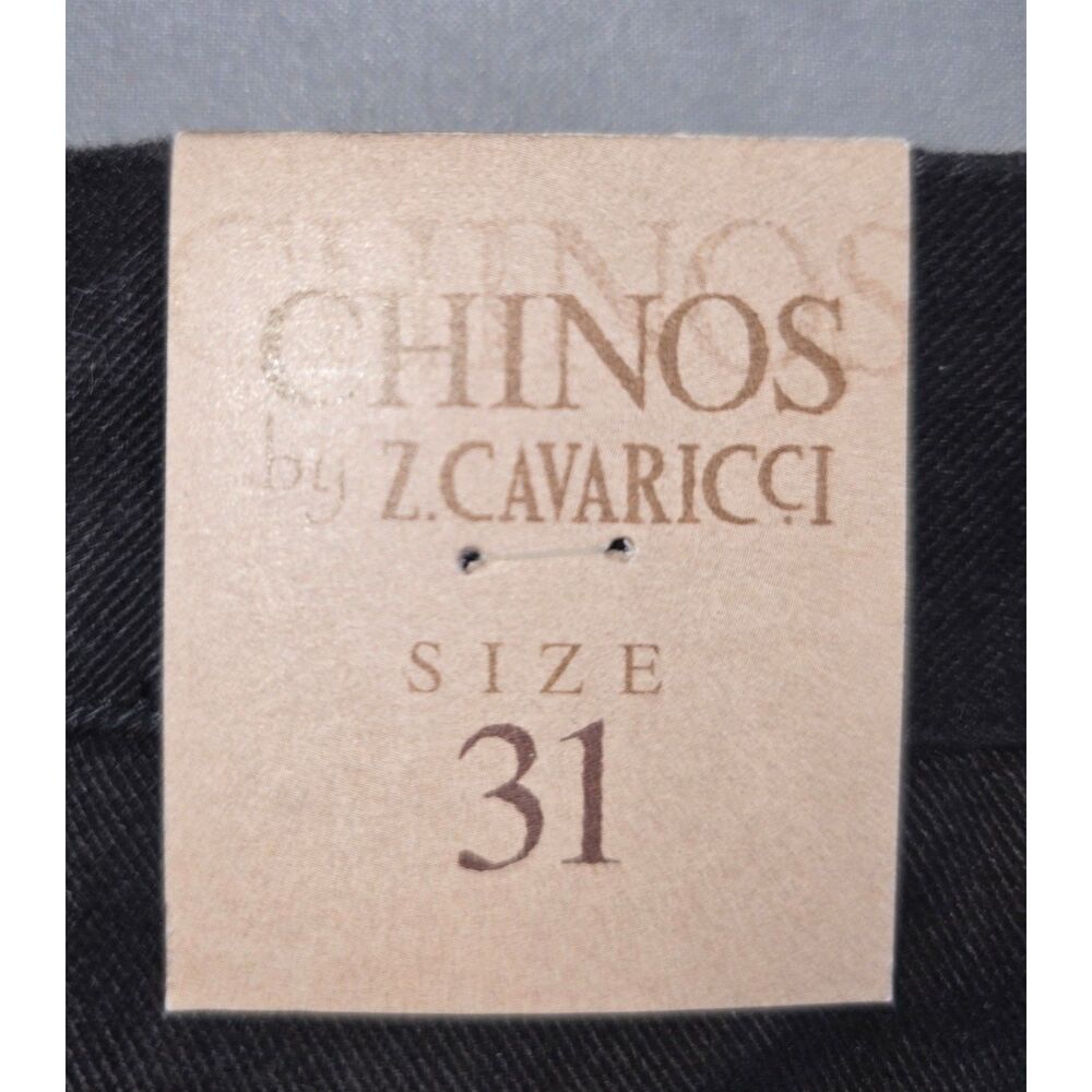 Z. Cavaricci Chino Shorts - Black - Size 31 Waist - Picture 8 of 8